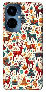 Чехол на TECNO Camon 19 Christmas spirit ver.5 фото 1 из 1