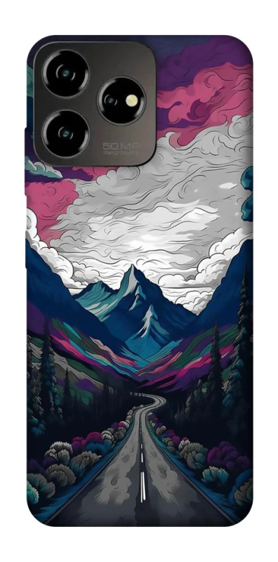 Чохол на ZTE Blade V50 Design 4G Намальовані гори фото 1 з 1