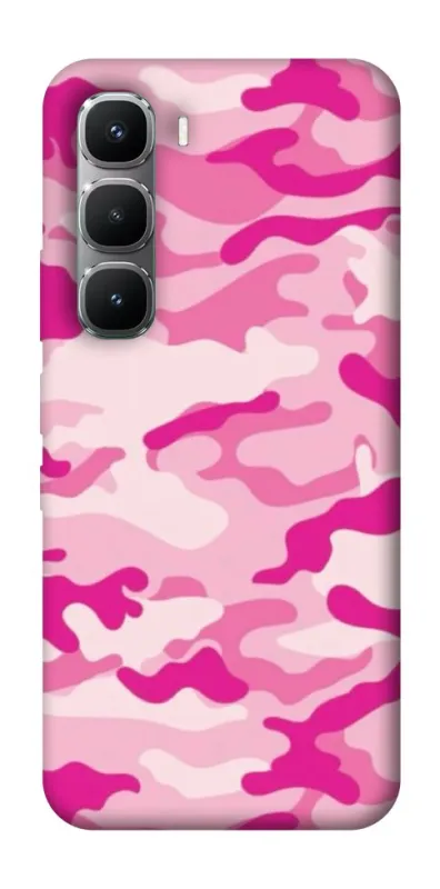 Чехол на Infinix Hot 60 Pro camouflage pink фото 1 из 1