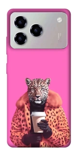 Чохол на ZTE Blade A76 Леопард з кавою фото 1 з 1