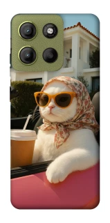 Чехол на Motorola Moto G15 4G Stylish Cat Cruise фото 1 Чехол на Motorola Moto G15 4G Stylish Cat Cruise фото 1 из 1