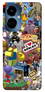 Чохол на TECNO Camon 19 Roblox collage ver.5 фото 1 з 1