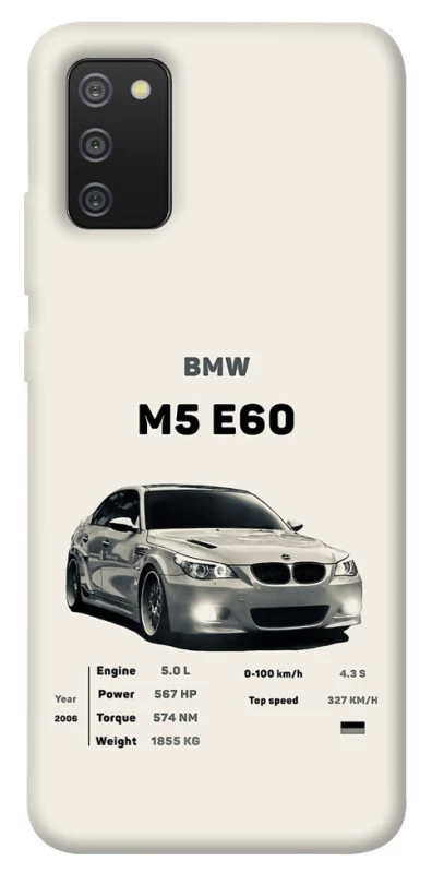 Чехол на Samsung Galaxy A02s BMW M5 E60 фото 1 из 1