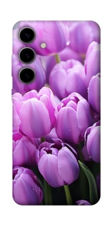 Чехол на Samsung Galaxy S25 Фиолетовые тюльпаны фото 1 из 1