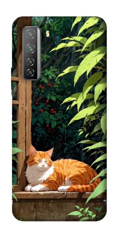 Чохол на Huawei Nova 7 SE red cat фото 1 з 1