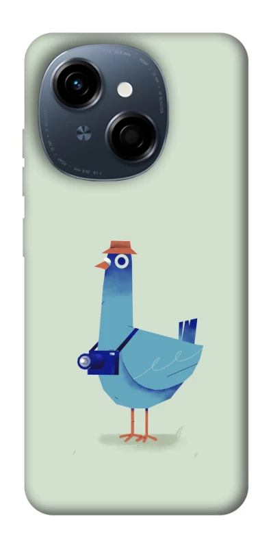 Чохол на TECNO Spark Go 1 Голуб-детектив фото 1 з 1