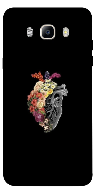 Чохол на Samsung J710F Galaxy J7 (2016) Heart with flowers фото 1 з 1