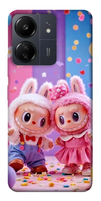 Чохол на Xiaomi Redmi 13C Labubu twins ver.3 фото 1 з 1