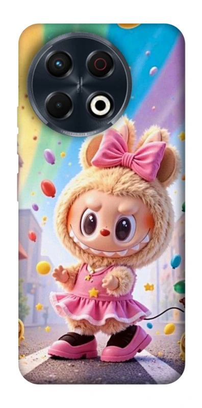 Чохол на TECNO Spark 30 Pro (KL7) Labubu rainbow фото 1 з 1