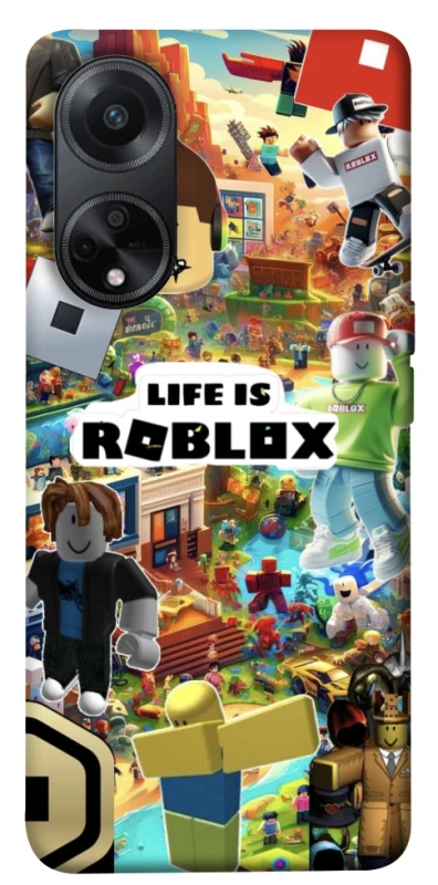 Чохол на Oppo A58 4G Life is Roblox фото 1 з 1