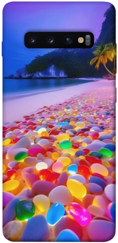 Чохол на Samsung Galaxy S10+ Каміння світиться на березі фото 1 з 1