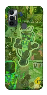 Чехол на TECNO Spark 7 Dandysworld tv green theme фото 1 из 1
