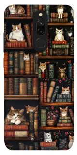 Чохол на Xiaomi Redmi 8 Cats & Books фото 1 з 1