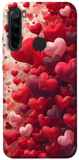 Чохол на Xiaomi Redmi Note 8 Many hearts фото 1 з 1