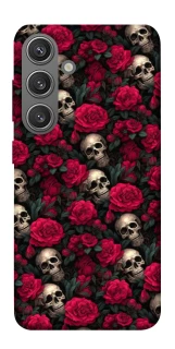 Чохол на Samsung Galaxy S24+ Черепа та рози фото 1 з 1