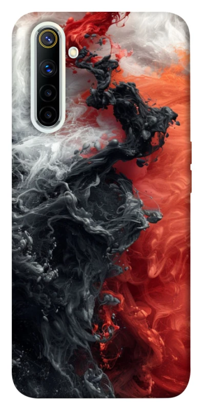 Чохол на Realme 6 Black and Red фото 1 з 1