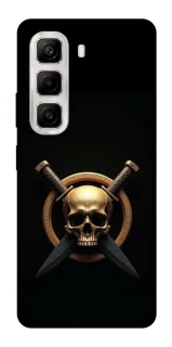 Чехол на Infinix Hot 50 4G Golden Skull фото 1 из 1