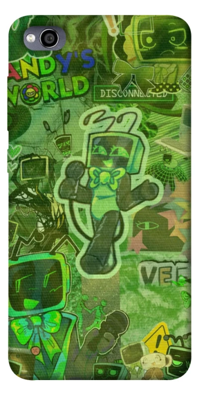 Чохол на Xiaomi Redmi 4a Dandysworld tv green theme фото 1 з 1