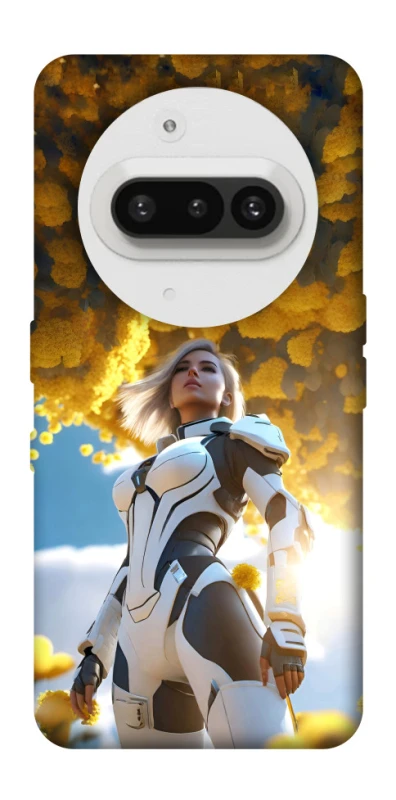 Чехол на Nothing Phone (3a) Cyber space girl ver.3 фото 1 из 1