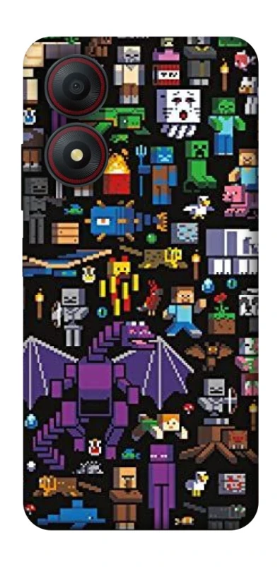 Чохол на ZTE Blade A34 4G Minecraft v5 фото 1 з 1