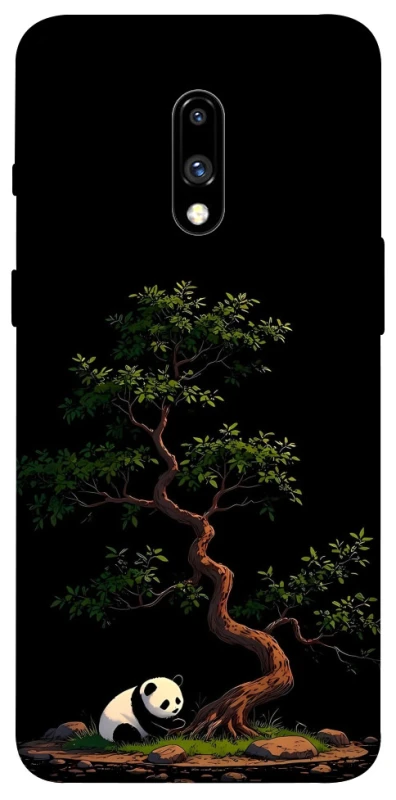 Чехол на OnePlus 7 Panda and tree фото 1 из 1
