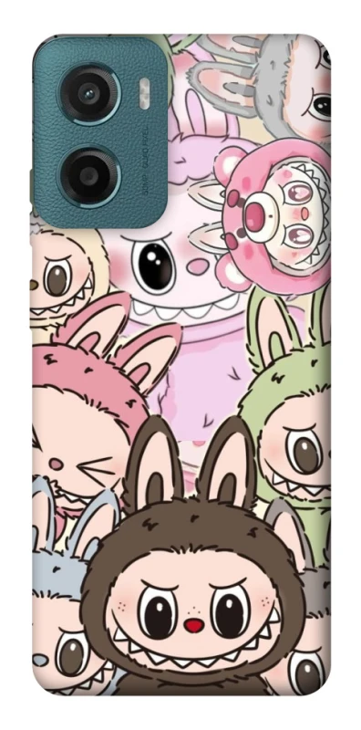 Чохол на Motorola Moto G06 All Labubu 3 фото 1 з 1