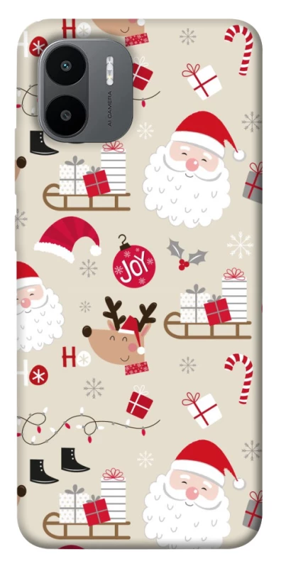 Чохол на Xiaomi Redmi A1+ / Poco C50 / A2+ Новорічний v1 фото 1 з 1