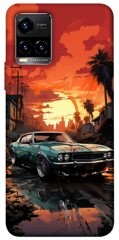 Чохол на Vivo Y21 / Y33s Car at sunset фото 1 з 1