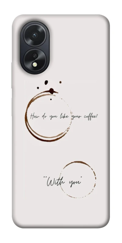 Чохол на Oppo A18 Coffee with you фото 1 з 1