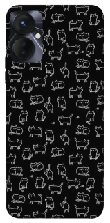 Чохол на TECNO Spark 9 Pro (KH7n) Black Cats фото 1 Чохол на TECNO Spark 9 Pro (KH7n) Black Cats фото 1 з 1