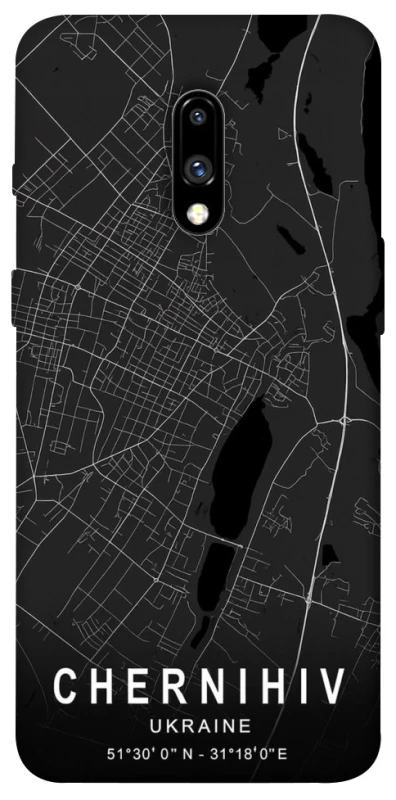 Чохол на OnePlus 7 Chernihiv map фото 1 з 1
