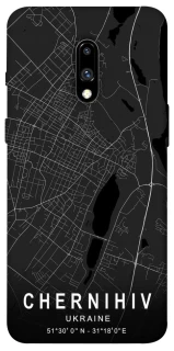 Чехол на OnePlus 7 Chernihiv map фото 1 из 1