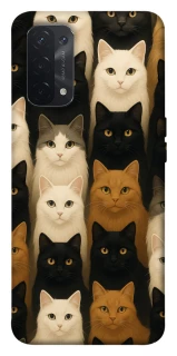 Чехол на Oppo A54 5G / A74 5G Colorful Cat Collage фото 1 Чехол на Oppo A54 5G / A74 5G Colorful Cat Collage фото 1 из 1