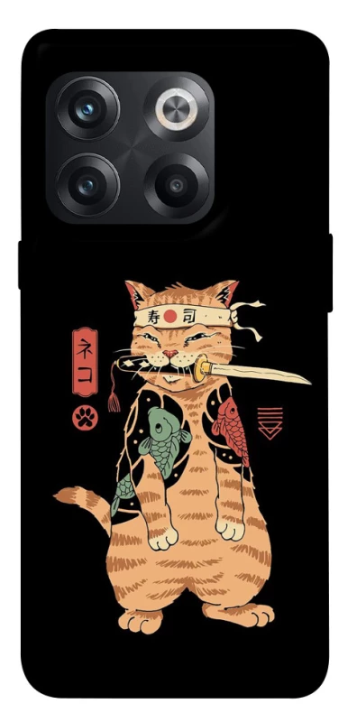 Чохол на OnePlus 10T Кіт-самурай фото 1 з 1