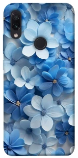 Чехол на Xiaomi Redmi Note 7 / Note 7 Pro / Note 7s Синие цветы фото 1 из 1