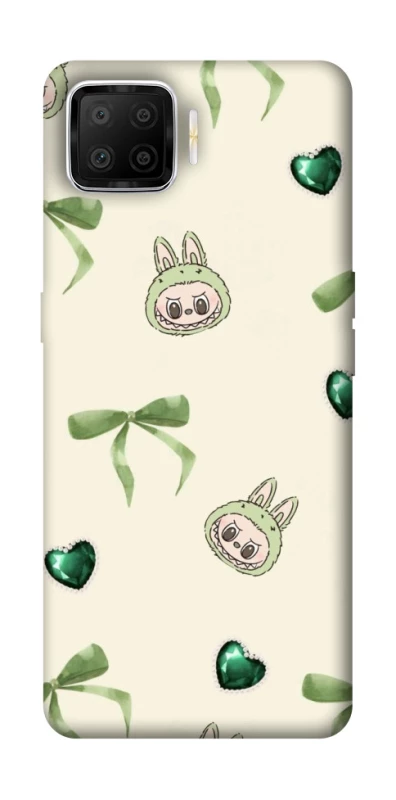 Чохол на Oppo A73 (2017) Labubu Green Heart фото 1 з 1