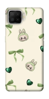 Чехол на Oppo A73 (2017) Labubu Green Heart фото 1 из 1