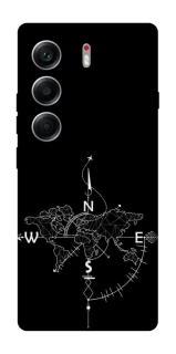 Чехол на Tecno Camon 40 Travel Map фото 1 из 1