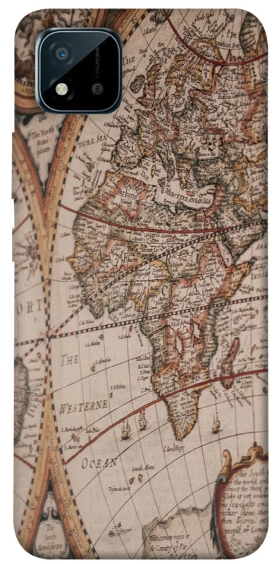 Чехол на Realme C11 (2021) Карта путешествий фото 1 из 1