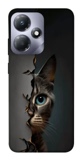 Чехол на Infinix Hot 30i Кот-подглядыватель v2 фото 1 из 1