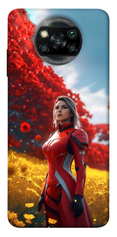 Чохол на Xiaomi Poco X3 NFC / Poco X3 Pro Cyber space girl ver.5 фото 1 з 1