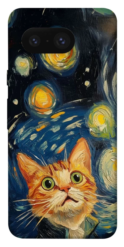 Чохол на Google Pixel 8 paint cat фото 1 з 1