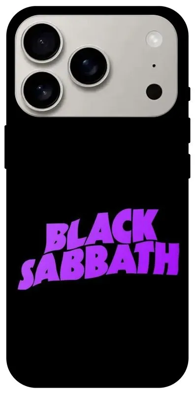 Чехол на Apple iPhone 18 Pro Black Sabbath logo ver.1 фото 2 из 2