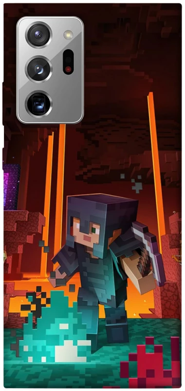 Чохол на Samsung Galaxy Note 20 Ultra Minecraft game adventure фото 1 з 1
