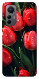Чохол на Xiaomi 12 Lite Червоні тюльпани фото 1 з 1