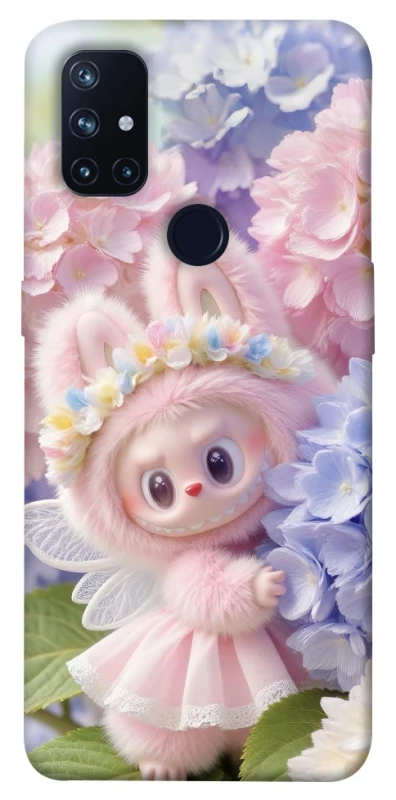 Чохол на OnePlus Nord N10 5G Labubu & Flowers ver.1 фото 1 з 1