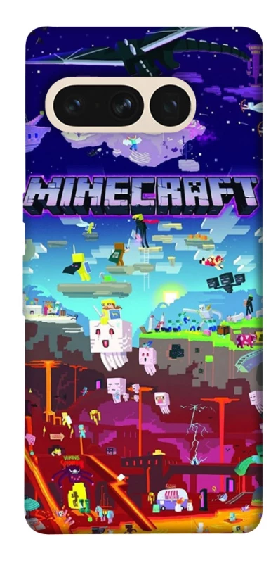 Чехол на Google Pixel 7 Pro Minecraft world фото 1 из 1