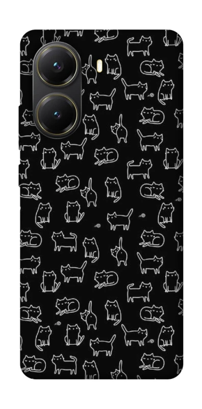 Чехол на Xiaomi Poco X7 Pro Black Cats фото 1 из 1