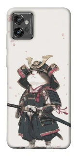 Чохол на Motorola Moto G32 Samurai Cat Warrior фото 1 з 1