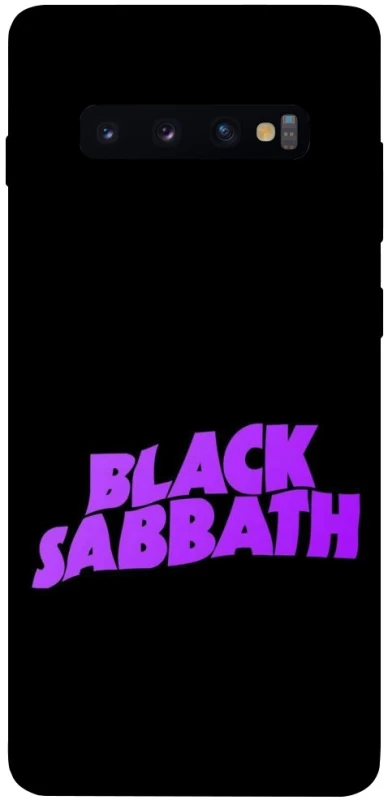 Чохол на Samsung Galaxy S10+ Black Sabbath logo ver.1 фото 1 з 1